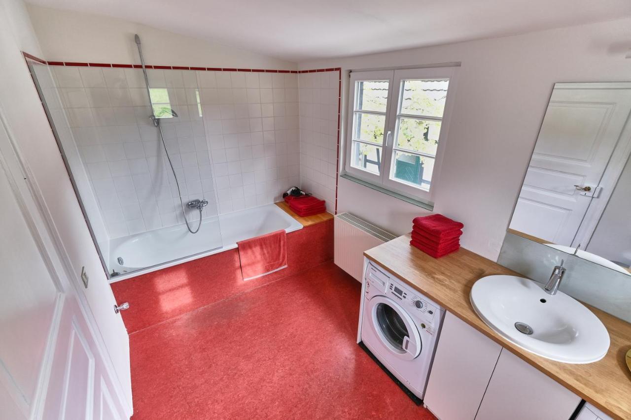 Ferienwohnung Im Fachwerkhof 'Haus In Bewegung' Seelscheid Exterior photo